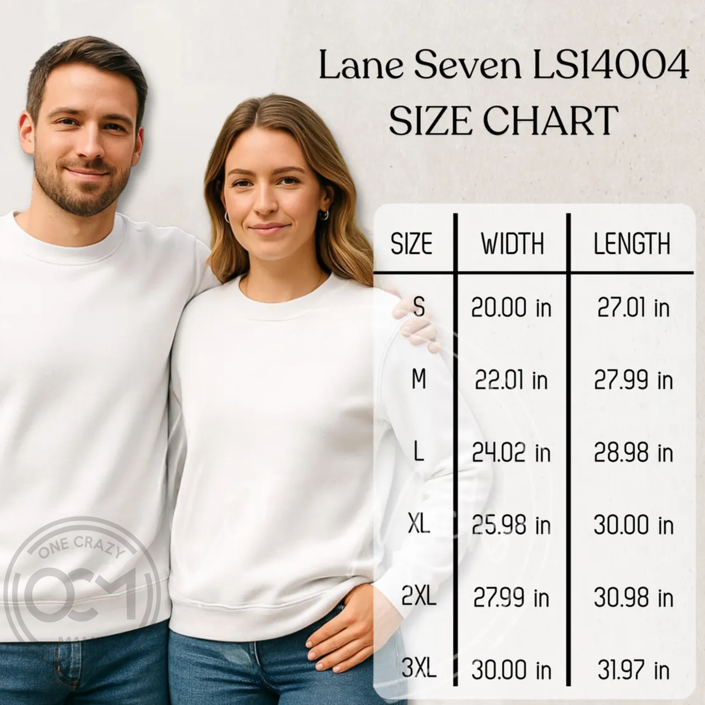 Adult - Lane Seven Premium Crewneck Sweatshirt (Jim's Jack & Jill)