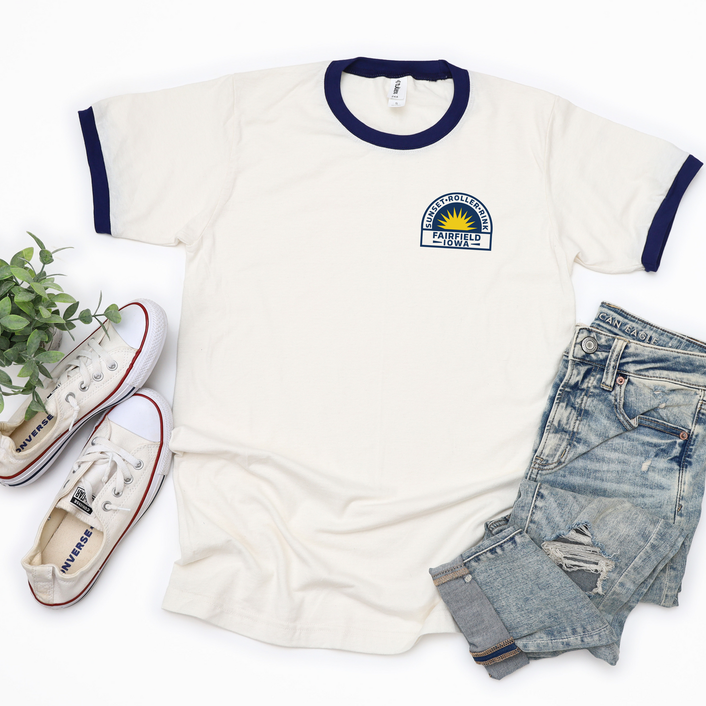 Adult - Tulex Ringer Tee (Sunset Roller Rink)