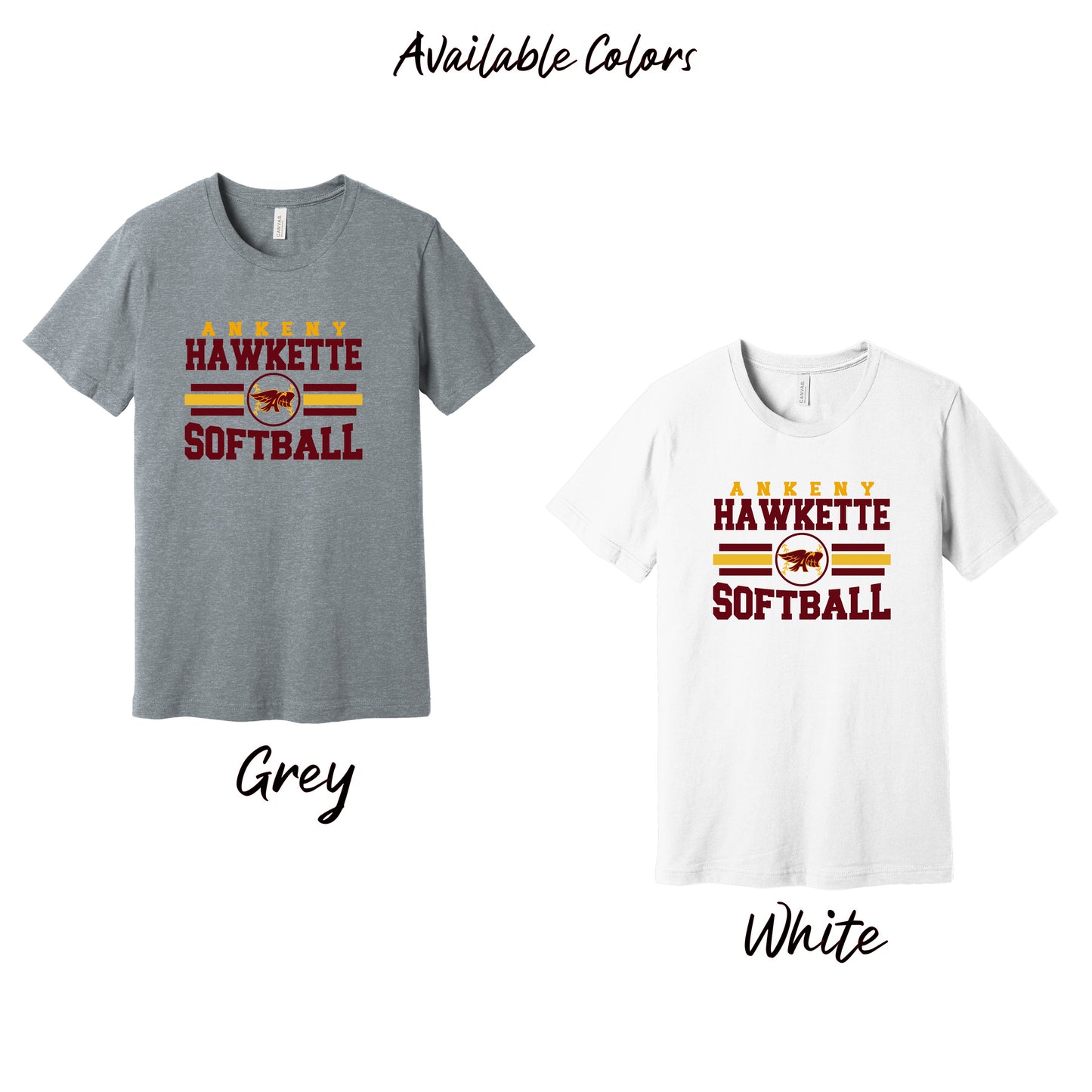 Adult & Youth -Next Level Unisex Tee (Ankeny Hawkette Softball)