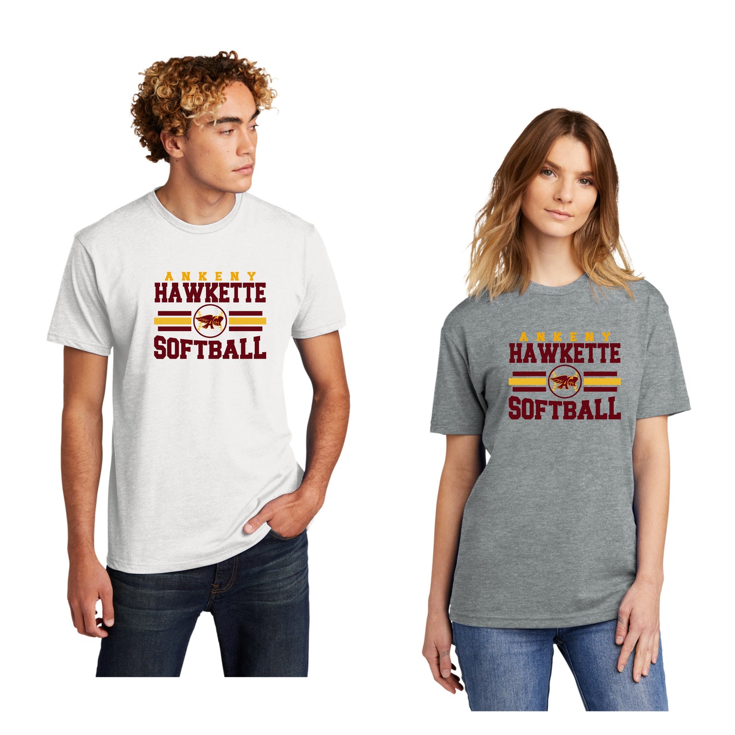Adult & Youth -Next Level Unisex Tee (Ankeny Hawkette Softball)