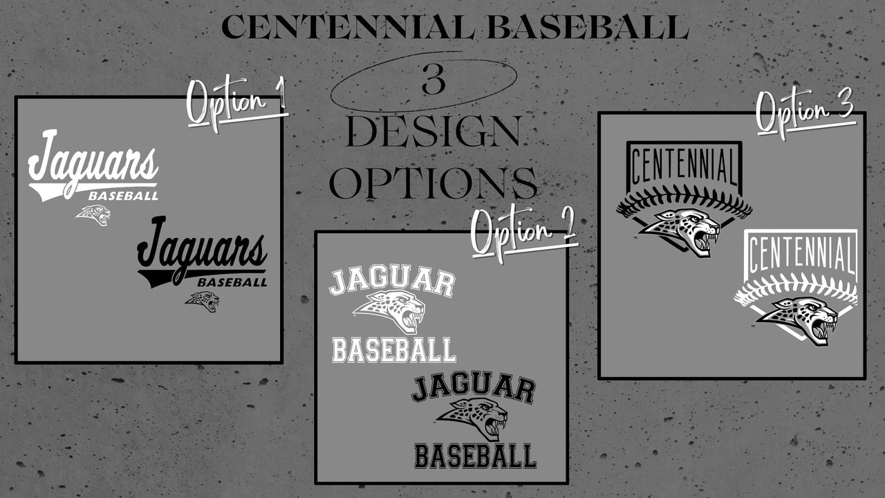 Youth - Unisex Long Sleeve Tee - (Centennial Baseball)