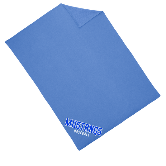 Port & Co - Oversized Sweatshirt Blanket (Ankeny Mustangs Baseball)