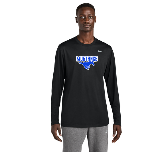 Adult - Nike Legend Performance LS Tee - (Ankeny Mustangs Baseball)