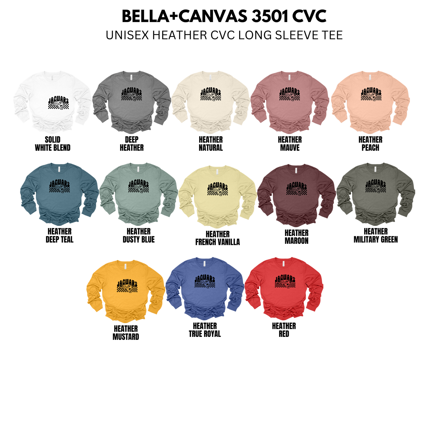 Bella+Canvas - Unisex Long Sleeve Tee (NE Elementary Staff)