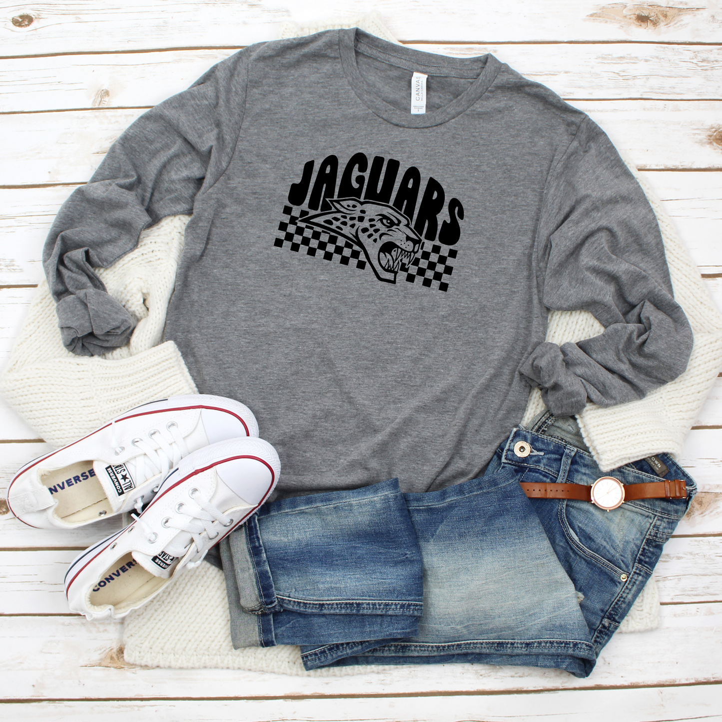 Bella+Canvas - Unisex Long Sleeve Tee (NE Elementary Staff)