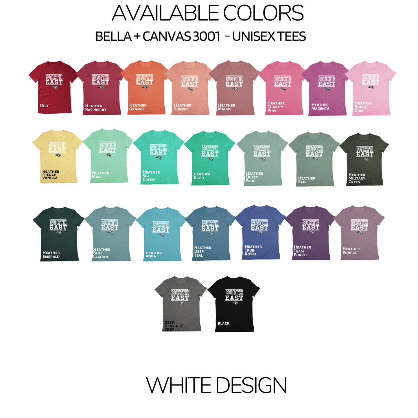Bella+Canvas - Unisex Tee (NE Elementary Staff)
