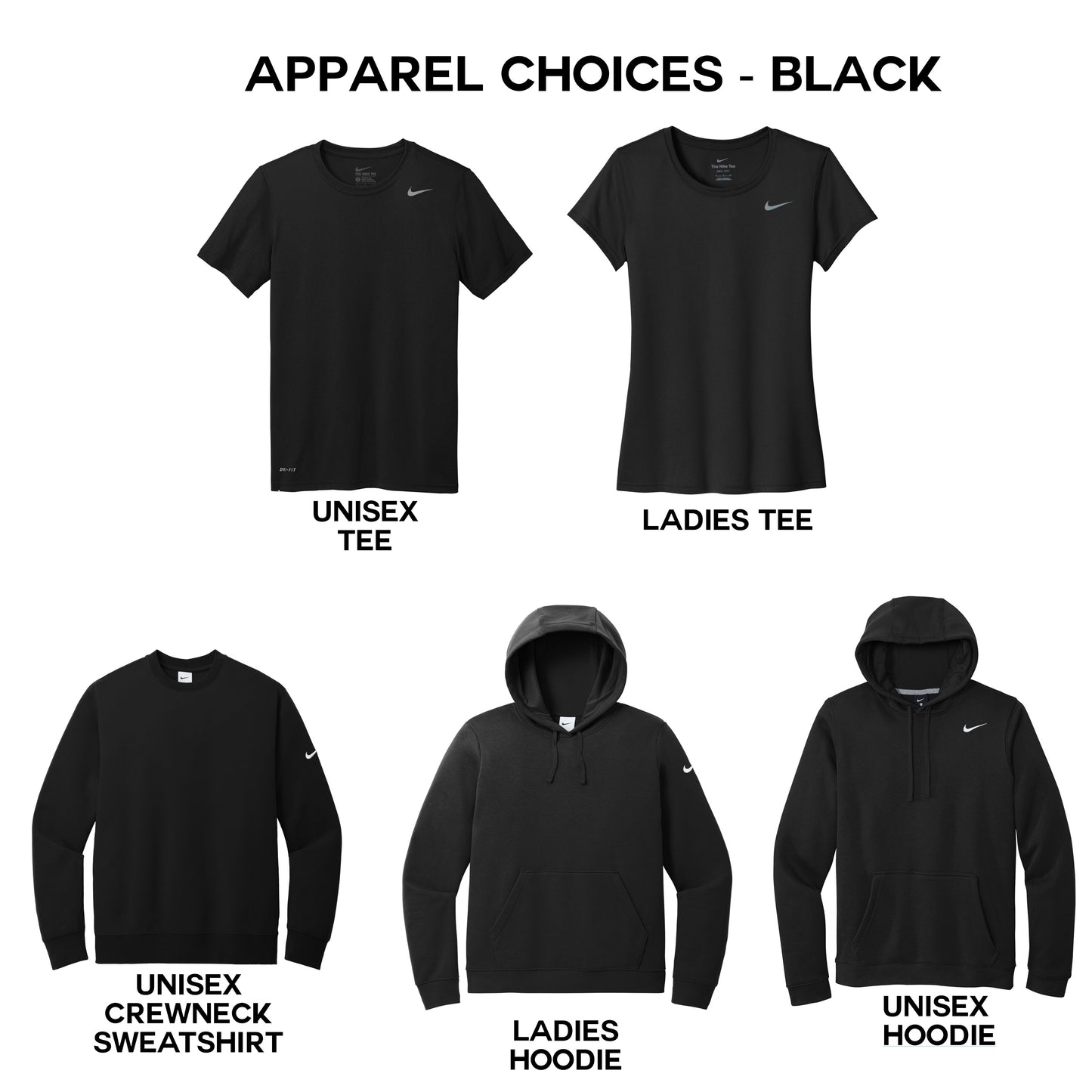 Adult NIKE - 5 Apparel Options to pick from (Centennial Jaguars Softball)