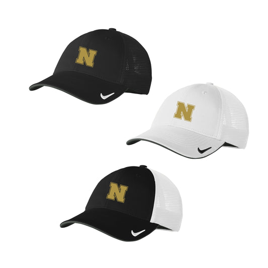 Adult - Nike Stretch-to-Fit Mesh Back Cap (Nebraska Gold)