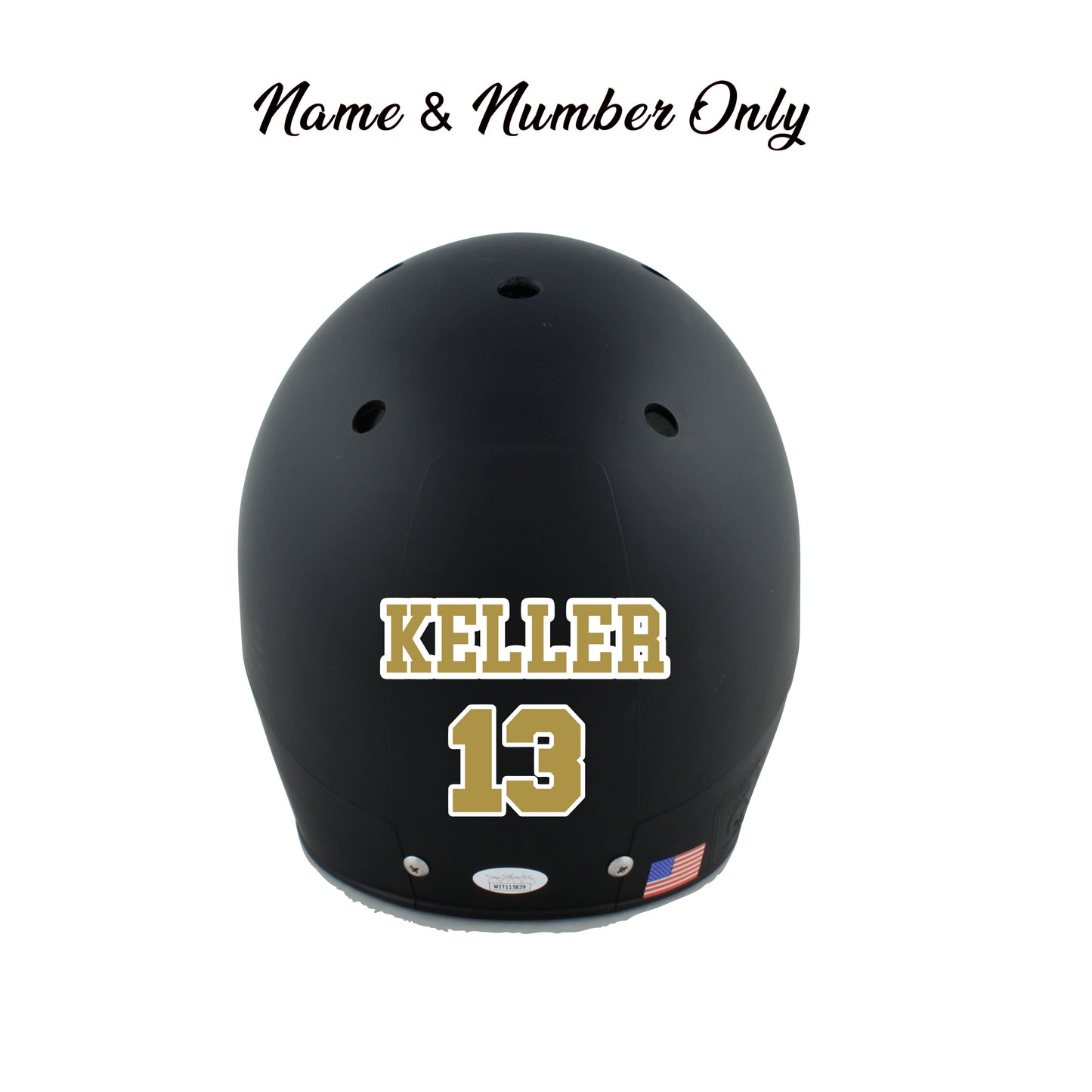 Helmet Decals - (NE Gold)