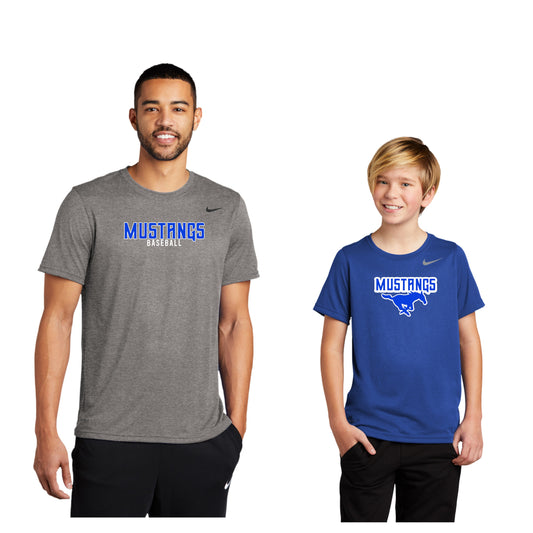 Adult & Youth - Nike Legend Performance Tee - (Ankeny Mustangs Baseball)