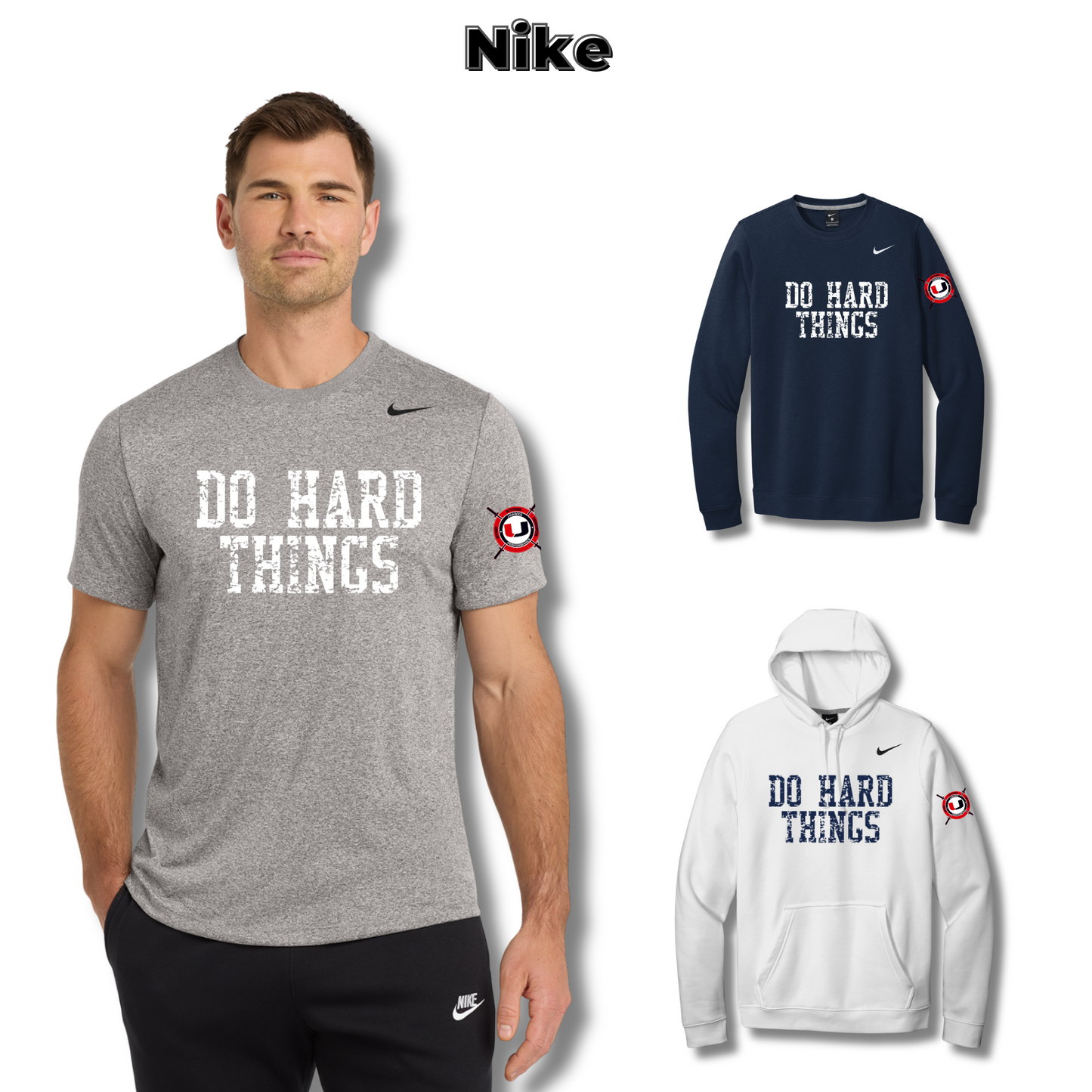 Do Hard Things - Nike Tees & Sweatshirts (Urbandale Football)