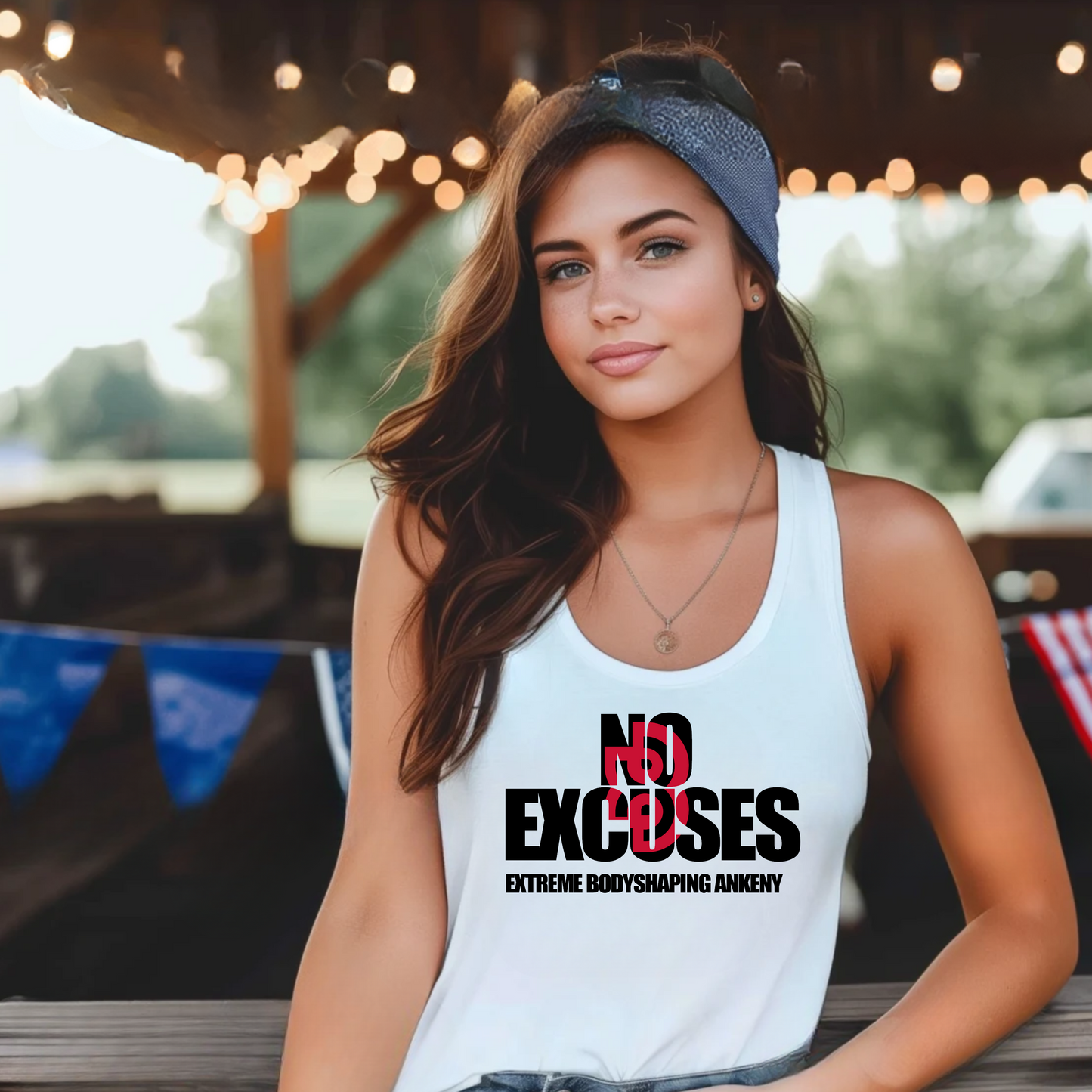 Next Level - Ladies Racerback Tank (FXB - No Excuses)