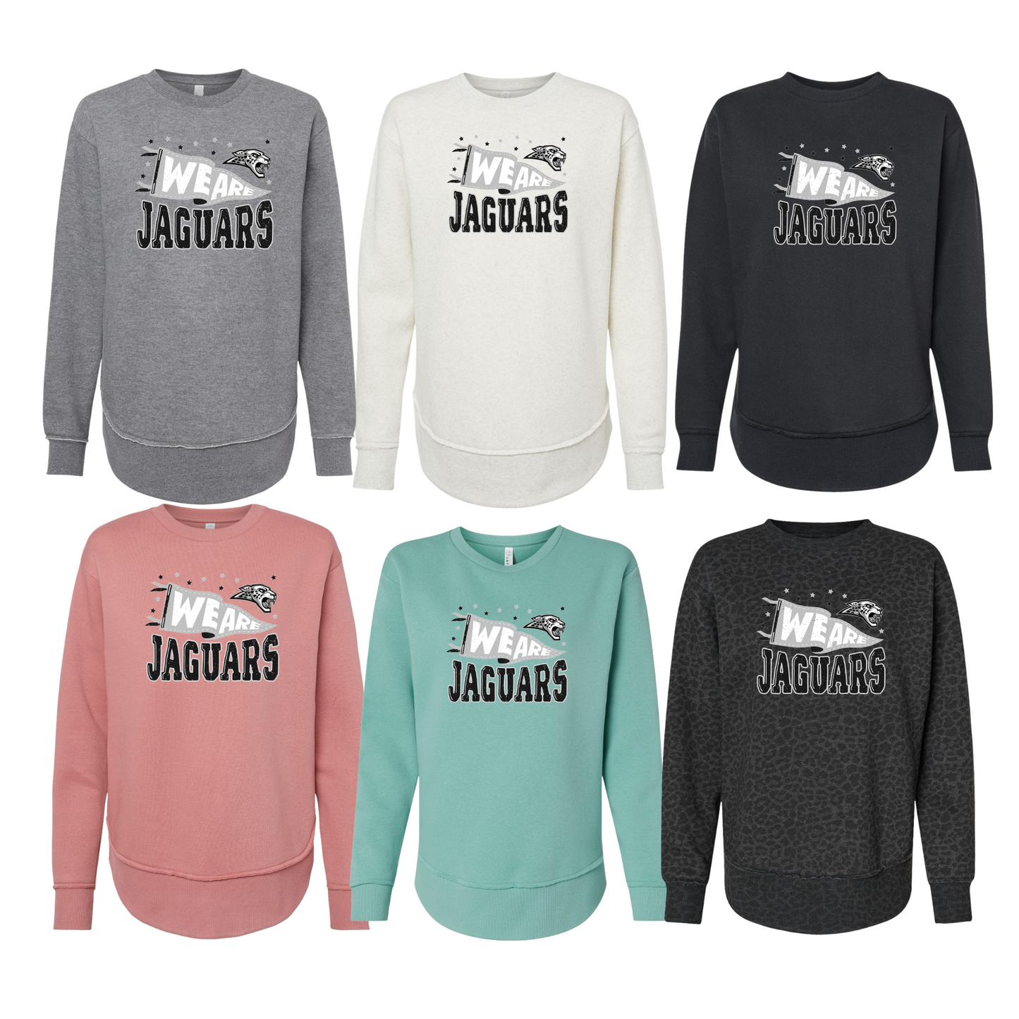 Ladies - LAT Weekend Fleece Crewneck (Centennial Jaguar Collection)