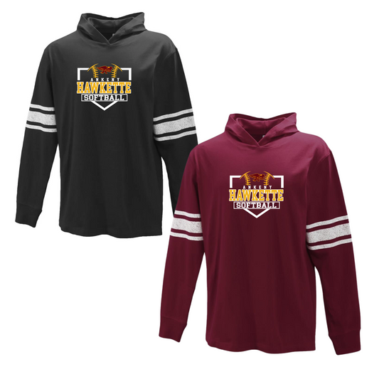 Adult - Pennant Archive Hood - (Ankeny Hawkette Softball)
