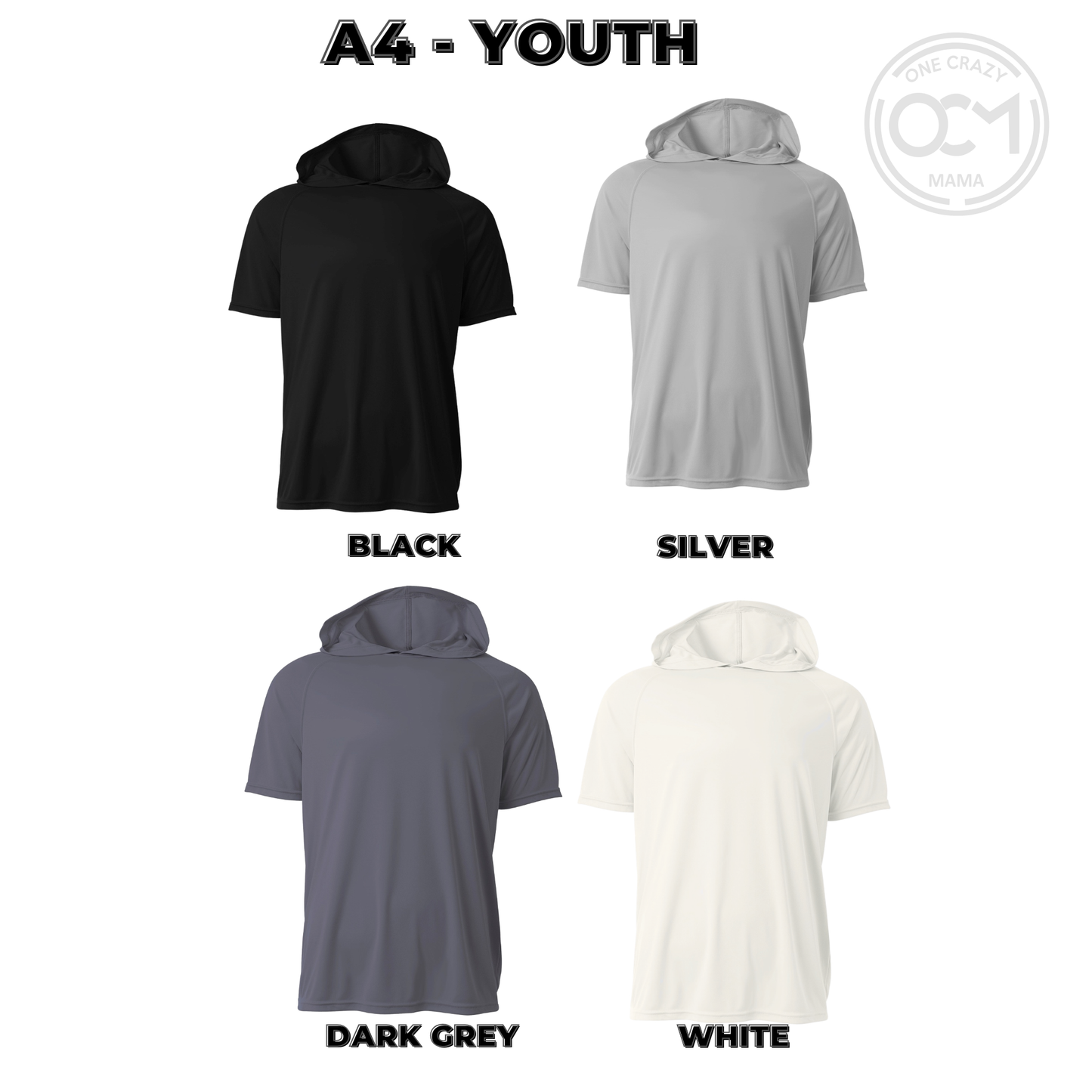 Youth - A4 Polyester Hooded Tee (Iowa Energy Baseball)