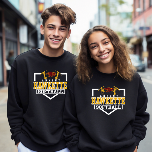 Adult - 4 Apparel Options (Ankeny Hawkette Softball)