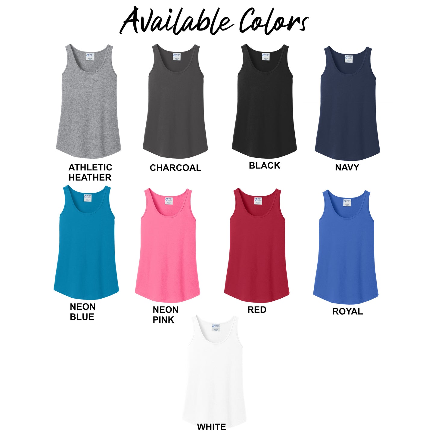 Ladies - Port & Co Cotton Tank Top- (Ankeny Medical Park)