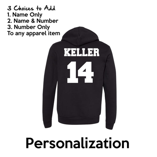 Add on - Personalization (Ankeny Mustangs Baseball)