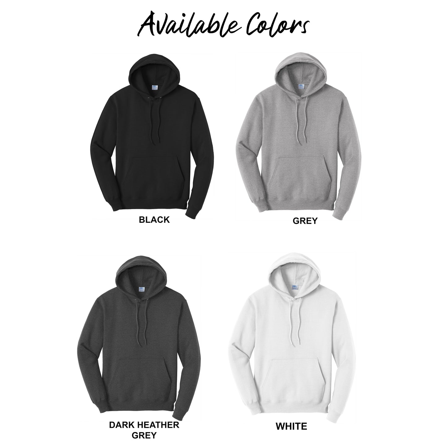 Adult, Ladies & Youth - Port & Co Fleece Hooded Sweatshirt + Tall Sizes- (Centennial Jaguar Football)