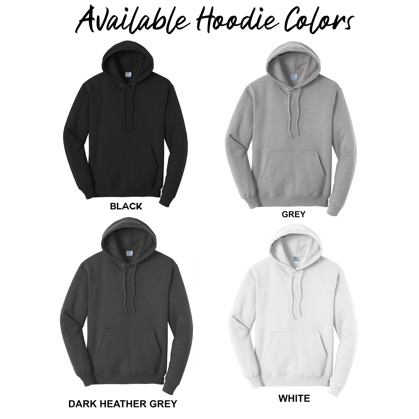 Adult & Youth - Port & Co Fleece Hooded Sweatshirt -3 Designs - (Centennial Jaguar Basketball)
