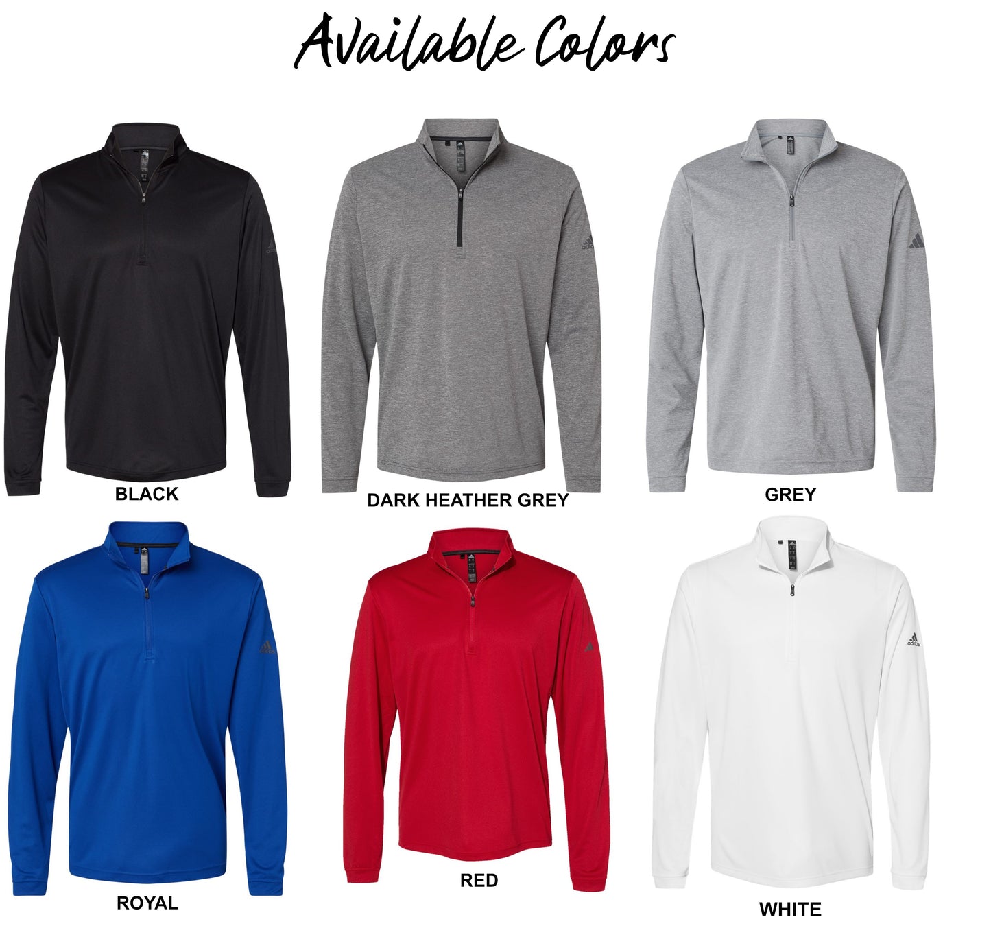 Adult - Adidas Lightweight 1/4 zip - (Ankeny Generals Baseball)