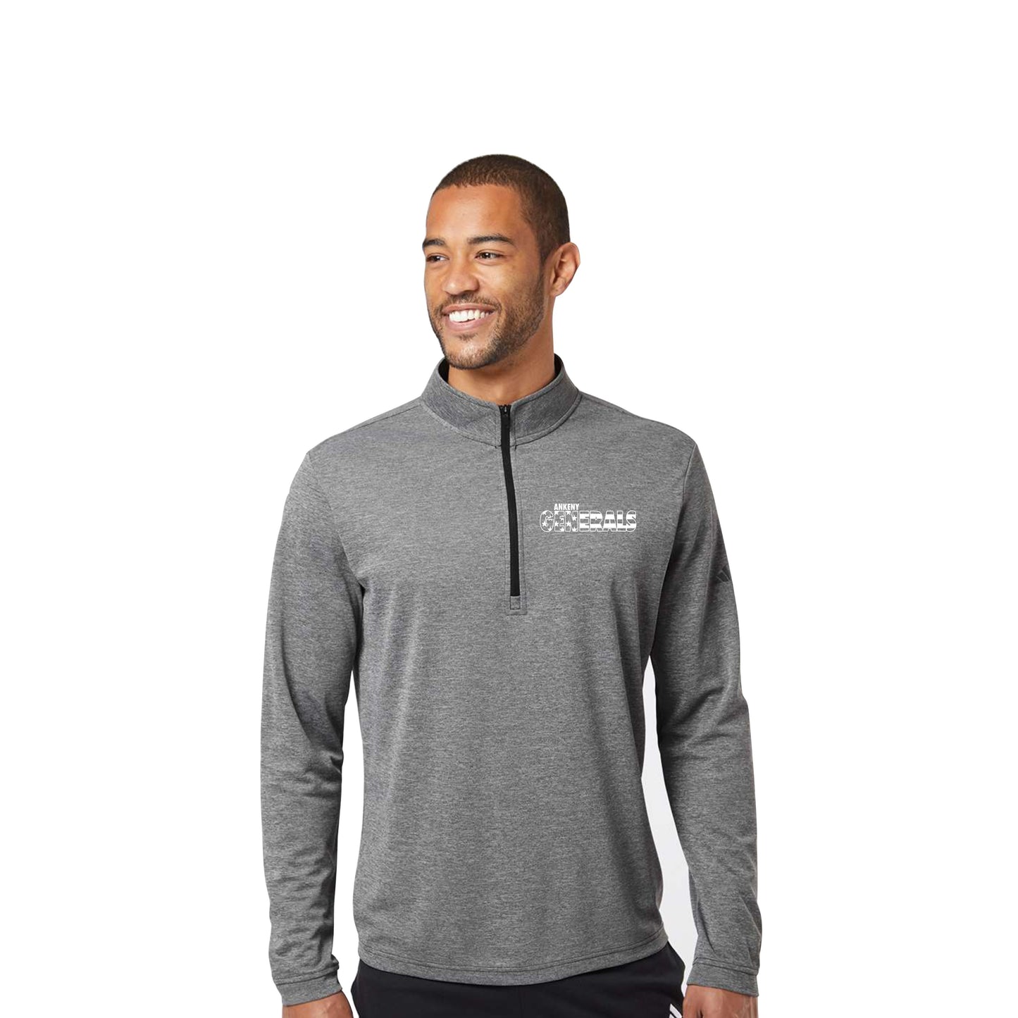 Adult - Adidas Lightweight 1/4 zip - (Ankeny Generals Baseball)