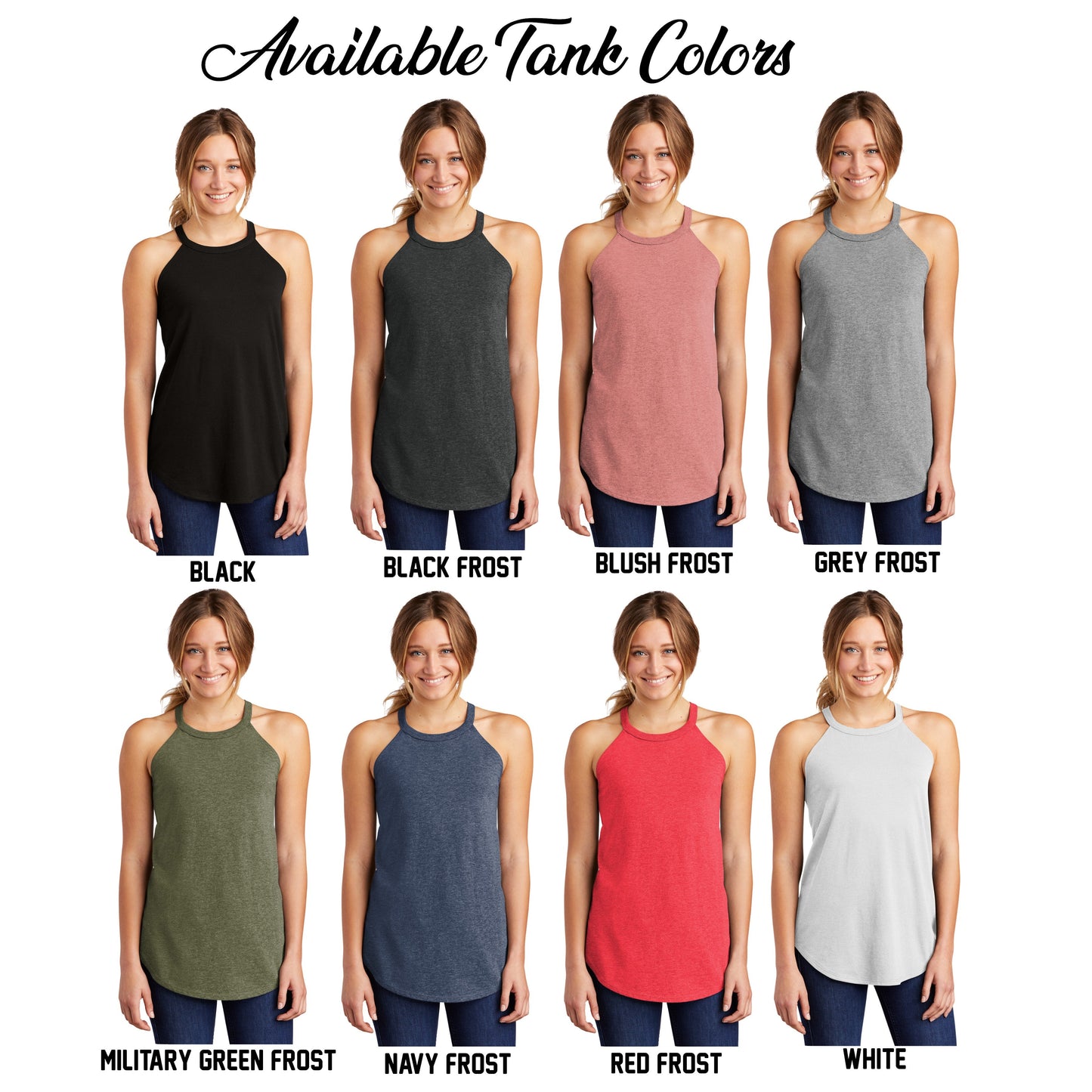 Ladies - District Perfect Tri Rocker Tank (Ankeny Real Estate Group)
