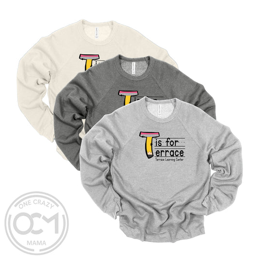 Adult & Youth - Unisex Fleece Crewneck Sweatshirt- (Terrace Learning Center)