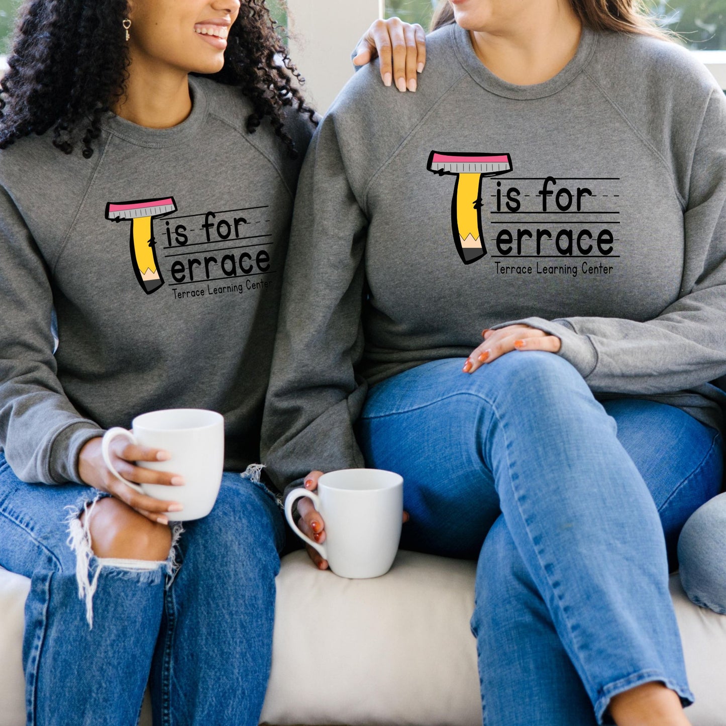 Adult & Youth - Unisex Fleece Crewneck Sweatshirt- (Terrace Learning Center)