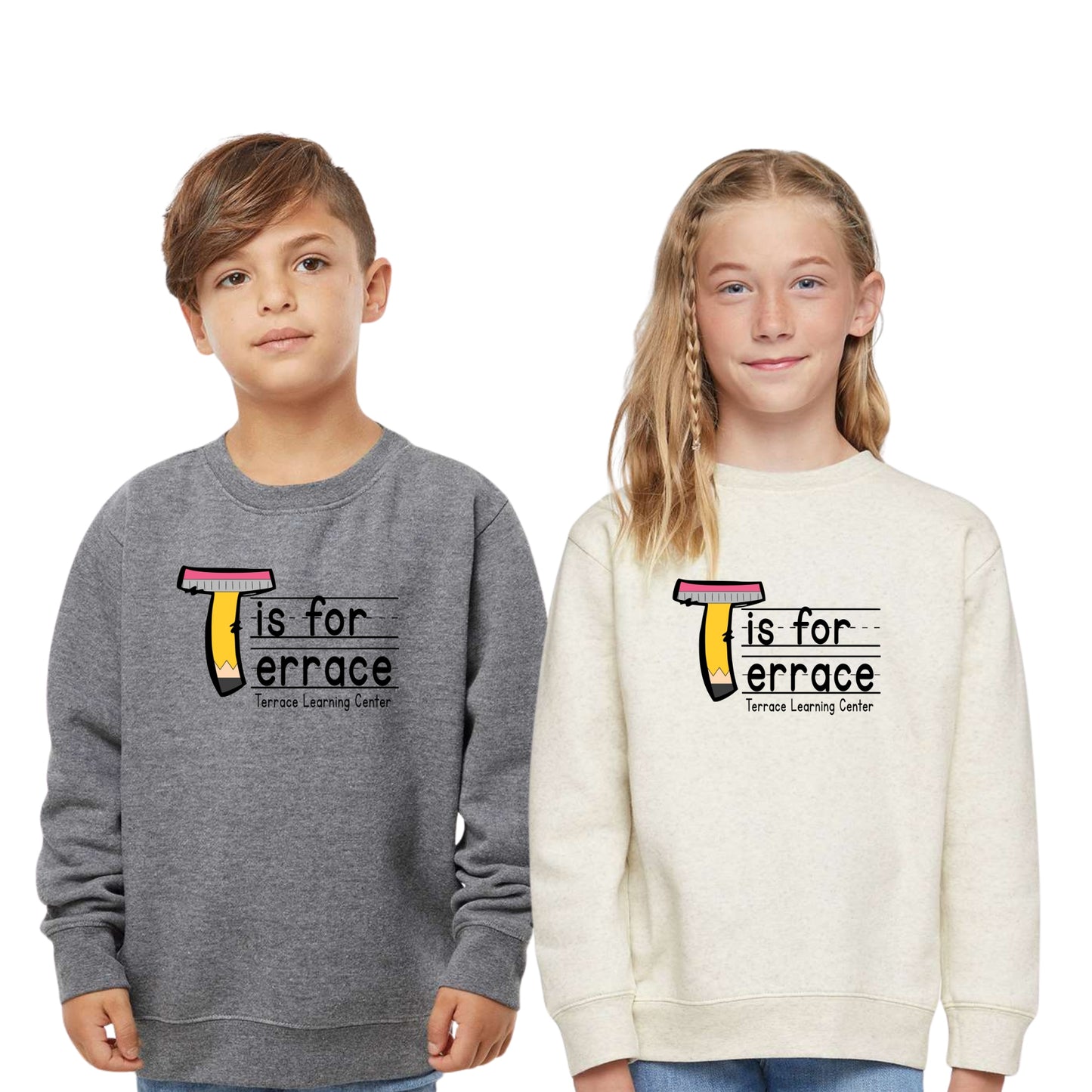Adult & Youth - Unisex Fleece Crewneck Sweatshirt- (Terrace Learning Center)