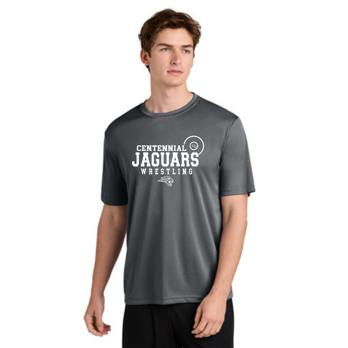 Adult, Ladies & Youth - (5 Designs) - Unisex Dri-Fit Tee - (Centennial Jaguar Wrestling)