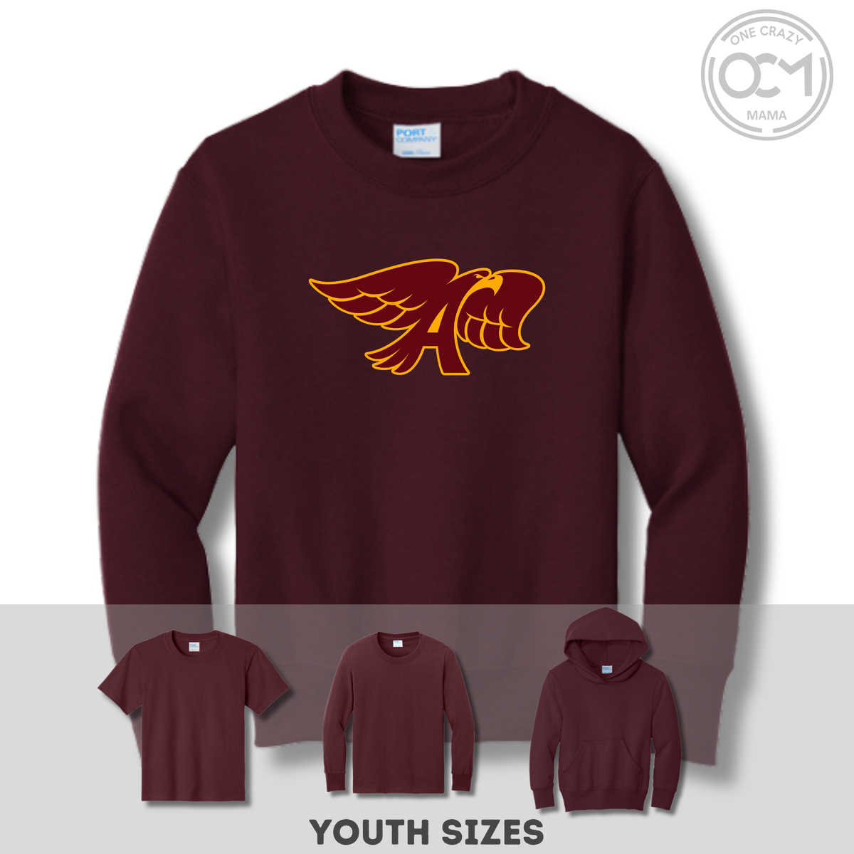 Youth - Multiple Apparel Options (Ankeny Hawks Collection)