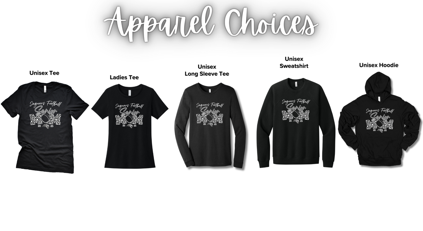 Bella + Canvas Apparel Options - (ACHS Senior Football Moms 2025)