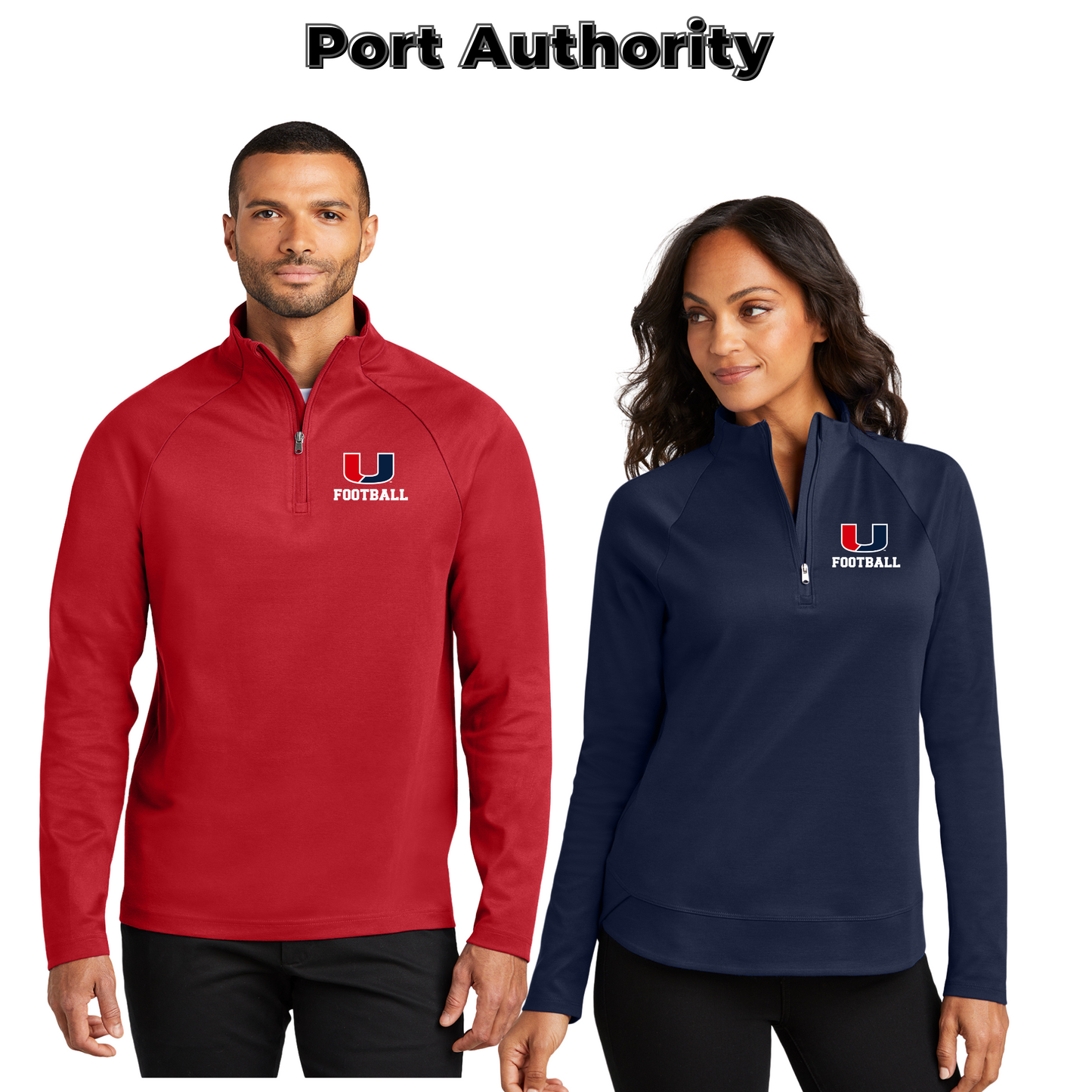 Adult & Ladies - Port Authority 1/4 Zips (Urbandale Football)