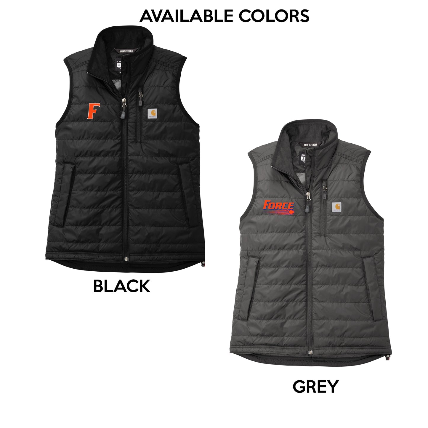 Adult & Ladies - Carhartt Gilliam Vest - (Force Softball)