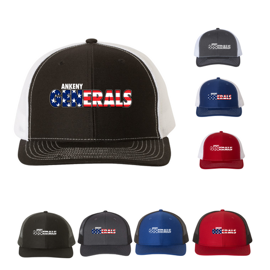 HAT - Richardson 112 Snapback Trucker Hat - (Ankeny Generals Baseball)