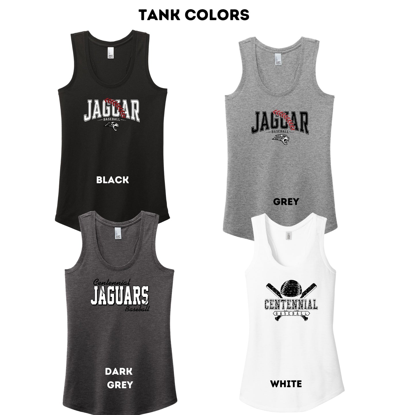 Ladies - Perfect Tri ® Racerback Tank - (ACHS Baseball 2024)