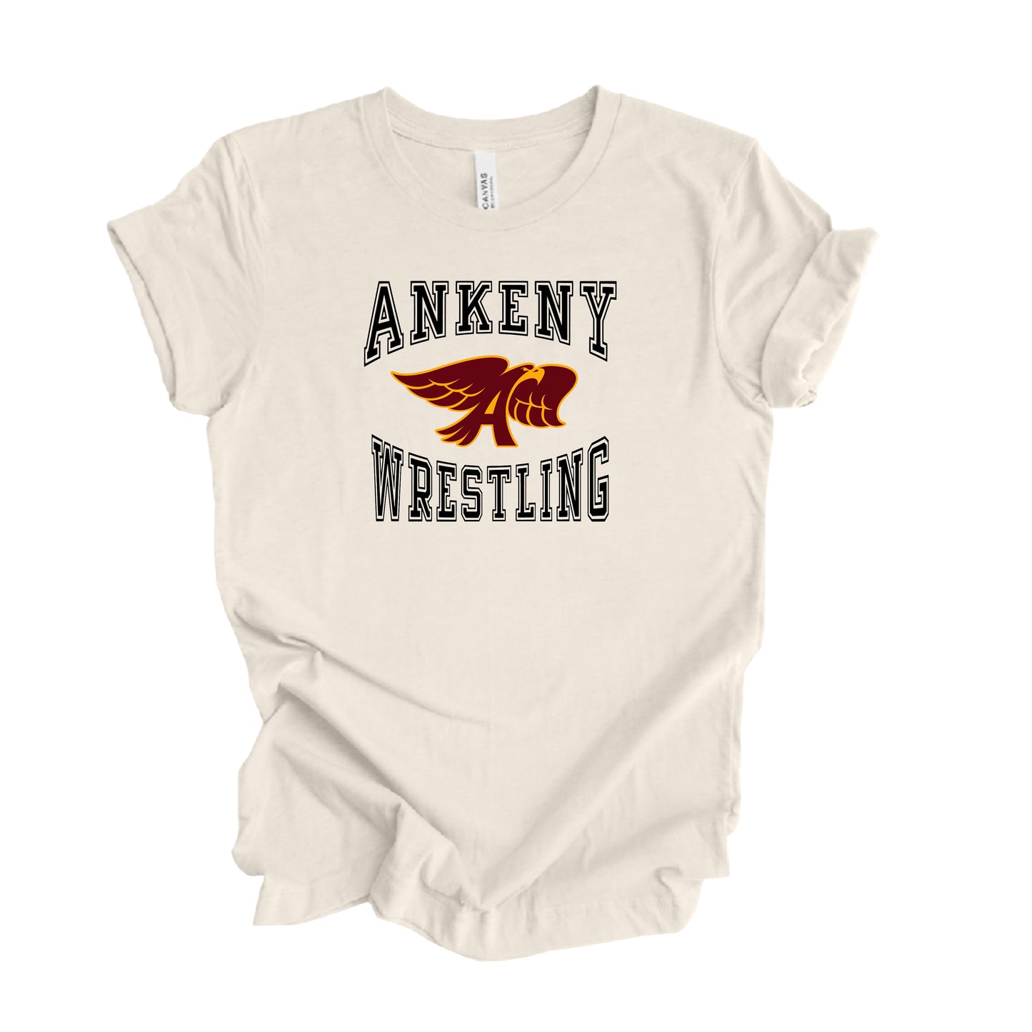 Adult - Unisex Tee (Ankeny Hawks Wrestling)