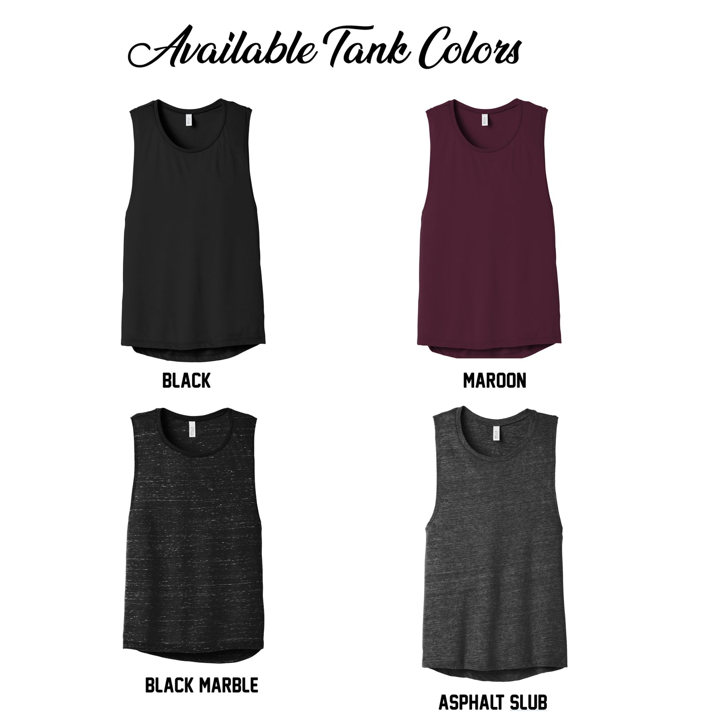 Ladies - Flowy Muscle Tank - (Diablas)