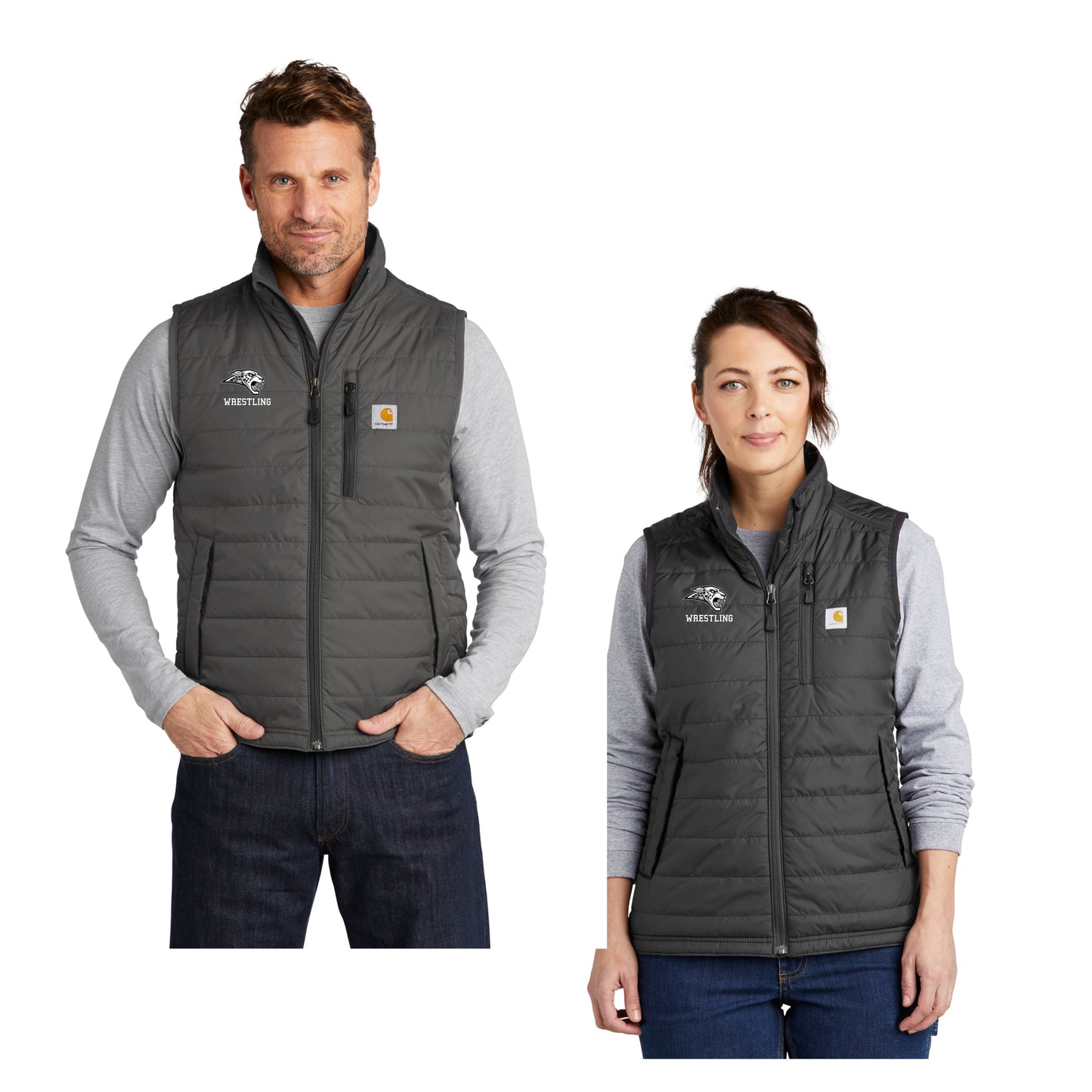 Adult & Ladies - Carhartt Gilliam Vest - (Centennial Jaguar Wrestling)