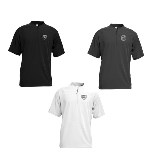 Adult & Youth - Cage Short Sleeve 1/4-Zip Jacket - (Centennial Jaguar Baseball)