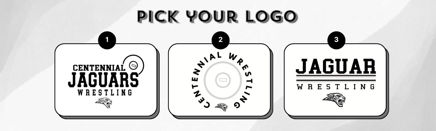Ladies - (3 Logos -You Pick) District Perfect Tri Tee (Centennial Jaguar Wrestling )