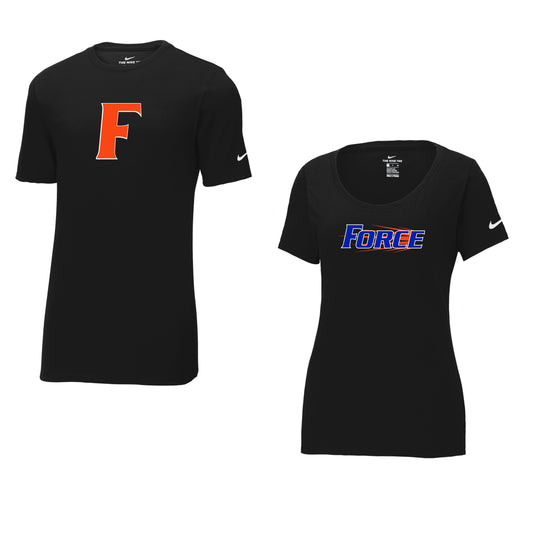 Adult & Ladies - Nike Cotton/Poly Tee - (Force Softball)