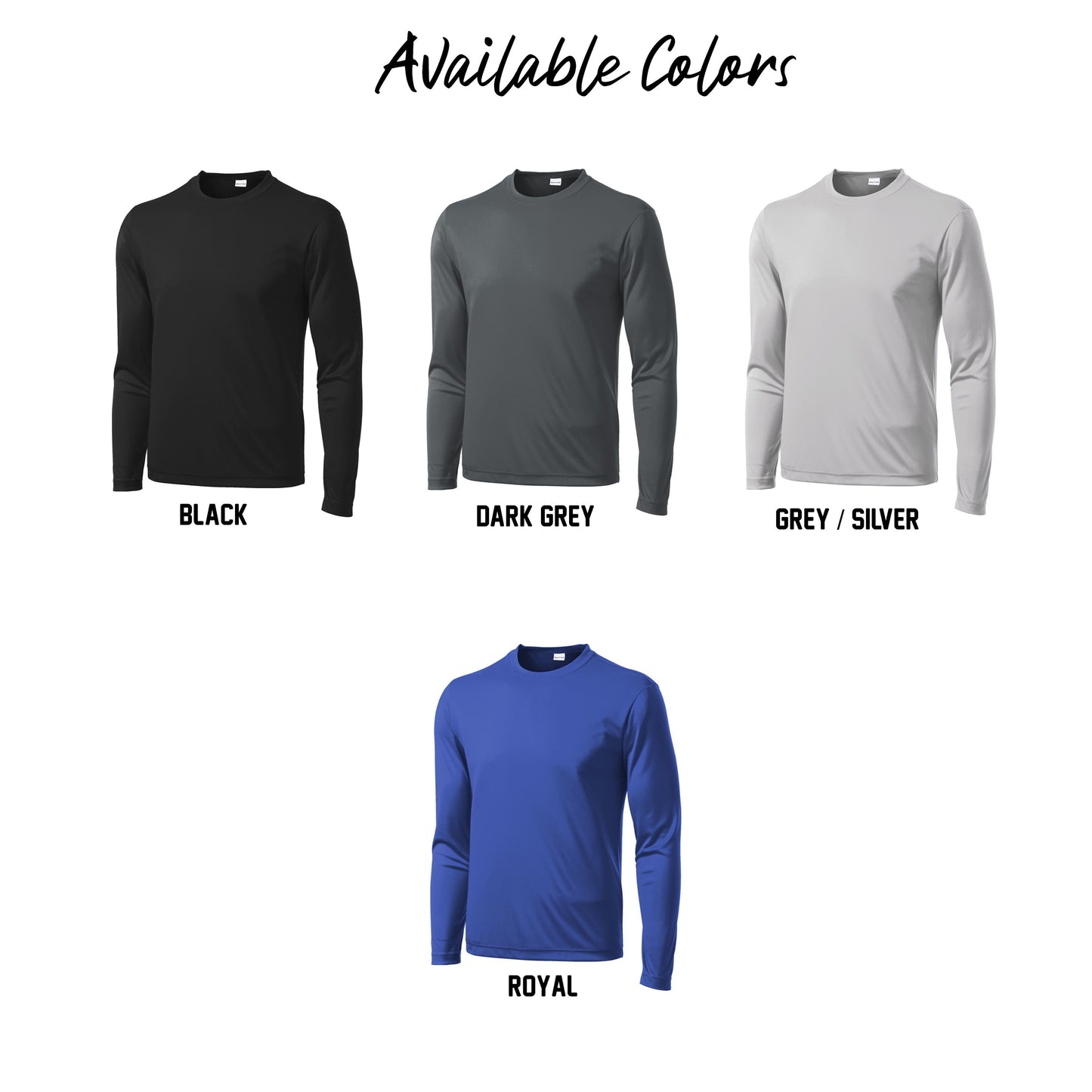 Adult & Youth- Sport Tek Performance Long Sleeve Tee (Ankeny Mustangs Baseball)