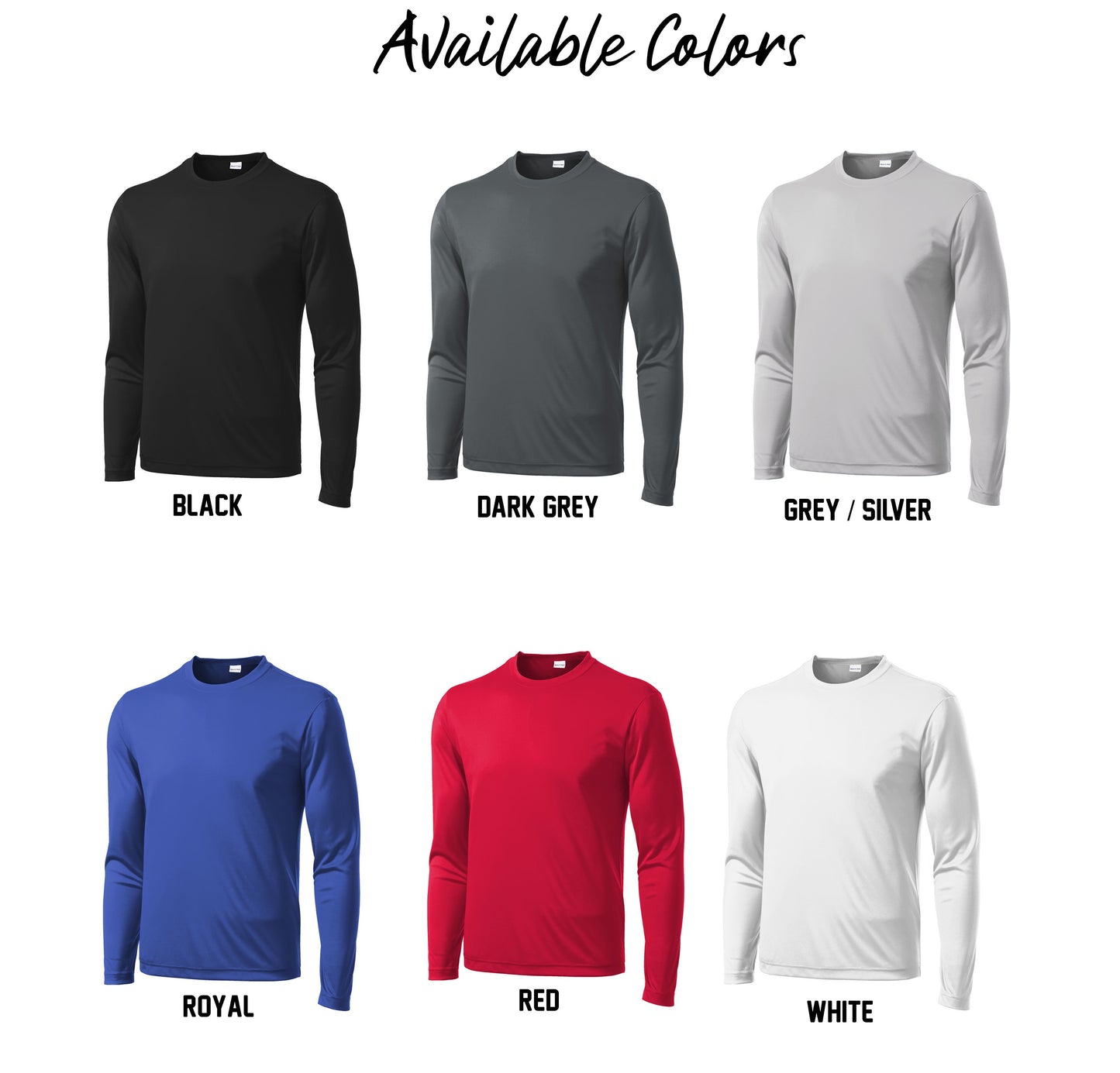 Adult & Youth- Sport Tek Performance Long Sleeve Tee (Ankeny Generals Baseball)