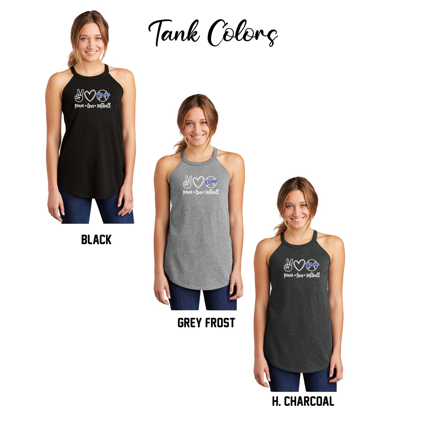 Ladies - Perfect Tri ® Rocker Tank - (Xtreme Softball)