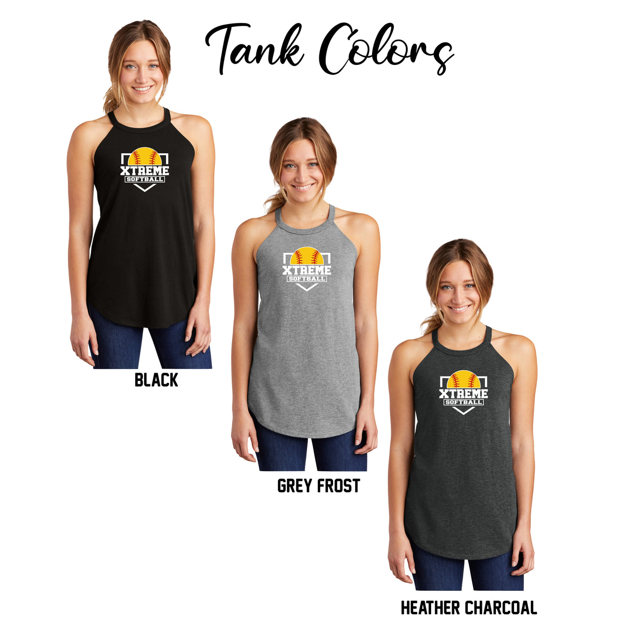Ladies - Perfect Tri ® Rocker Tank - (Xtreme Softball)