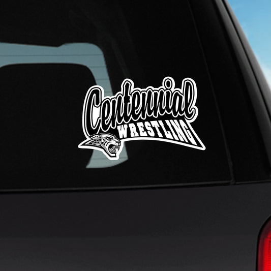 Vinyl Decal - (Centennial Jaguar Wrestling)