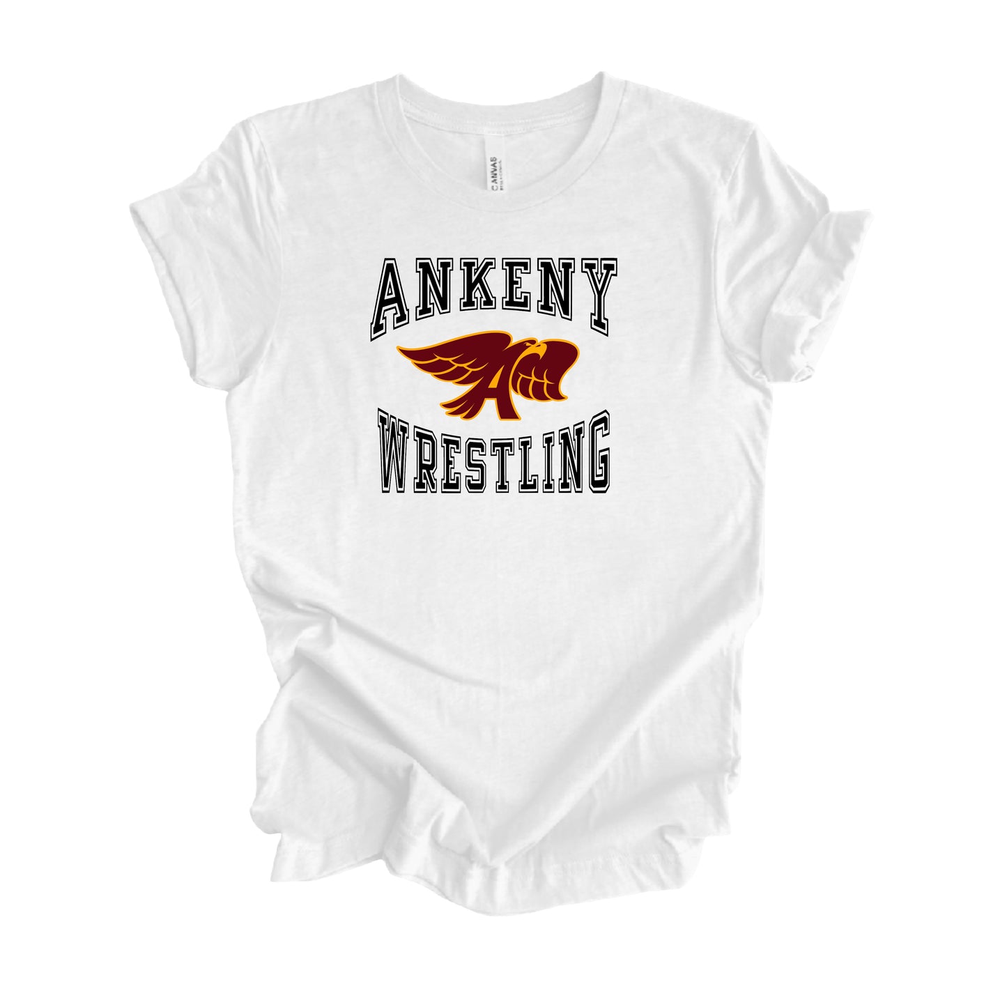 Adult - Unisex Tee (Ankeny Hawks Wrestling)
