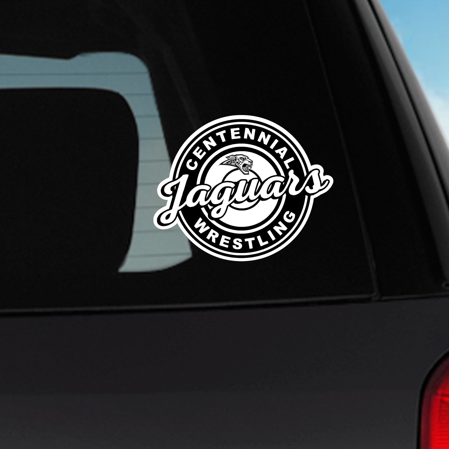 Vinyl Decal - (Centennial Jaguar Wrestling)